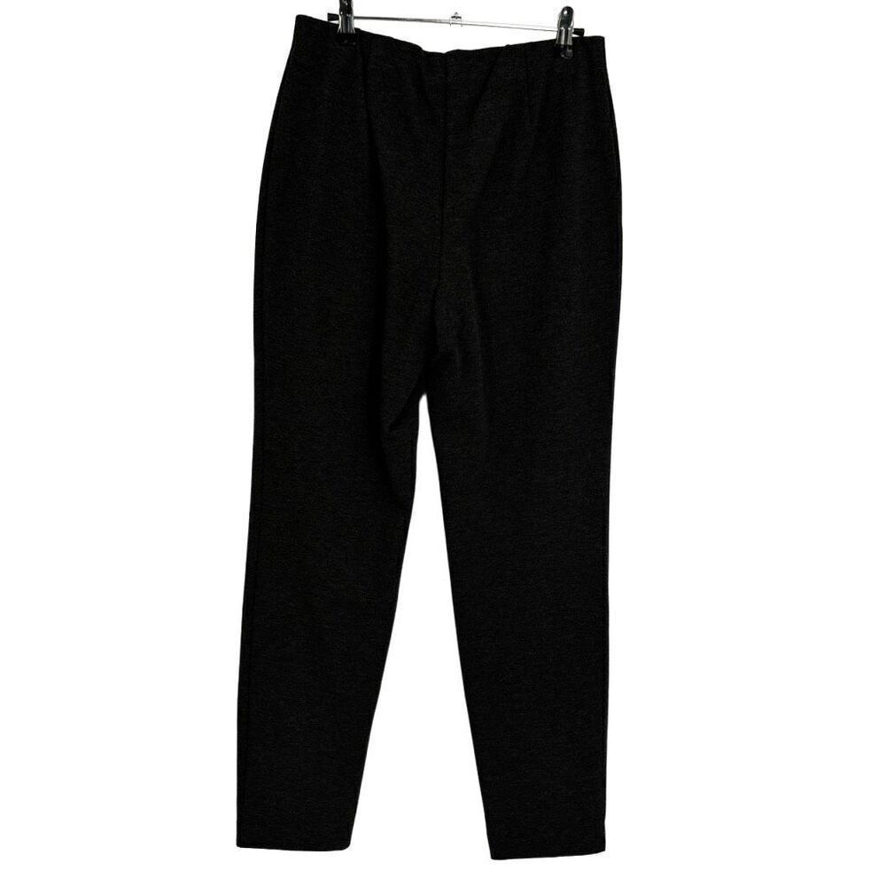 J‎ Jill Ponte Slim Leg Pull On Pants Gray Heather Small